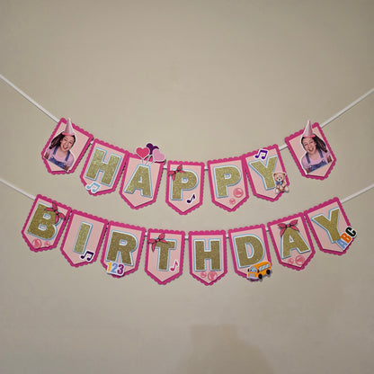 Ms Rachel banner, Ms Rachel theme banner,Ms Rachel party decoration, Happy Birthday banner