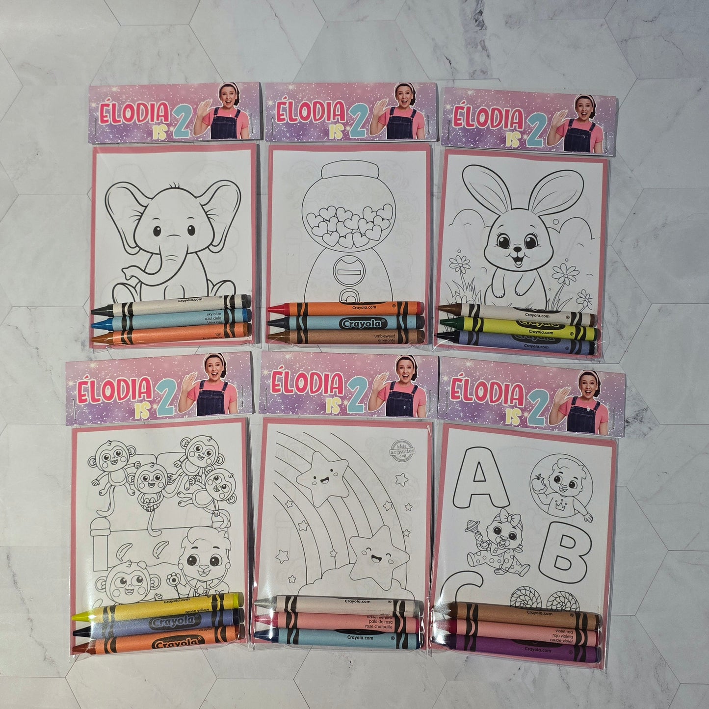 Ms Rachel Coloring books, Ms Rachel party favors, Ms Rachel birthday activities