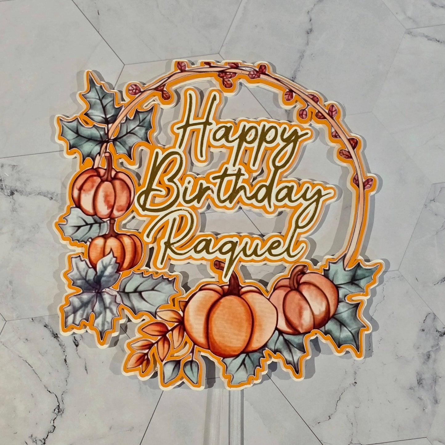Fall Cake topper, Autumn theme party, autumn party theme