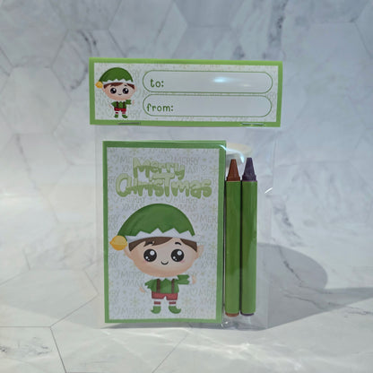 Christmas mini coloring books, Snowman mini coloring pages, Santa Claus party favors
