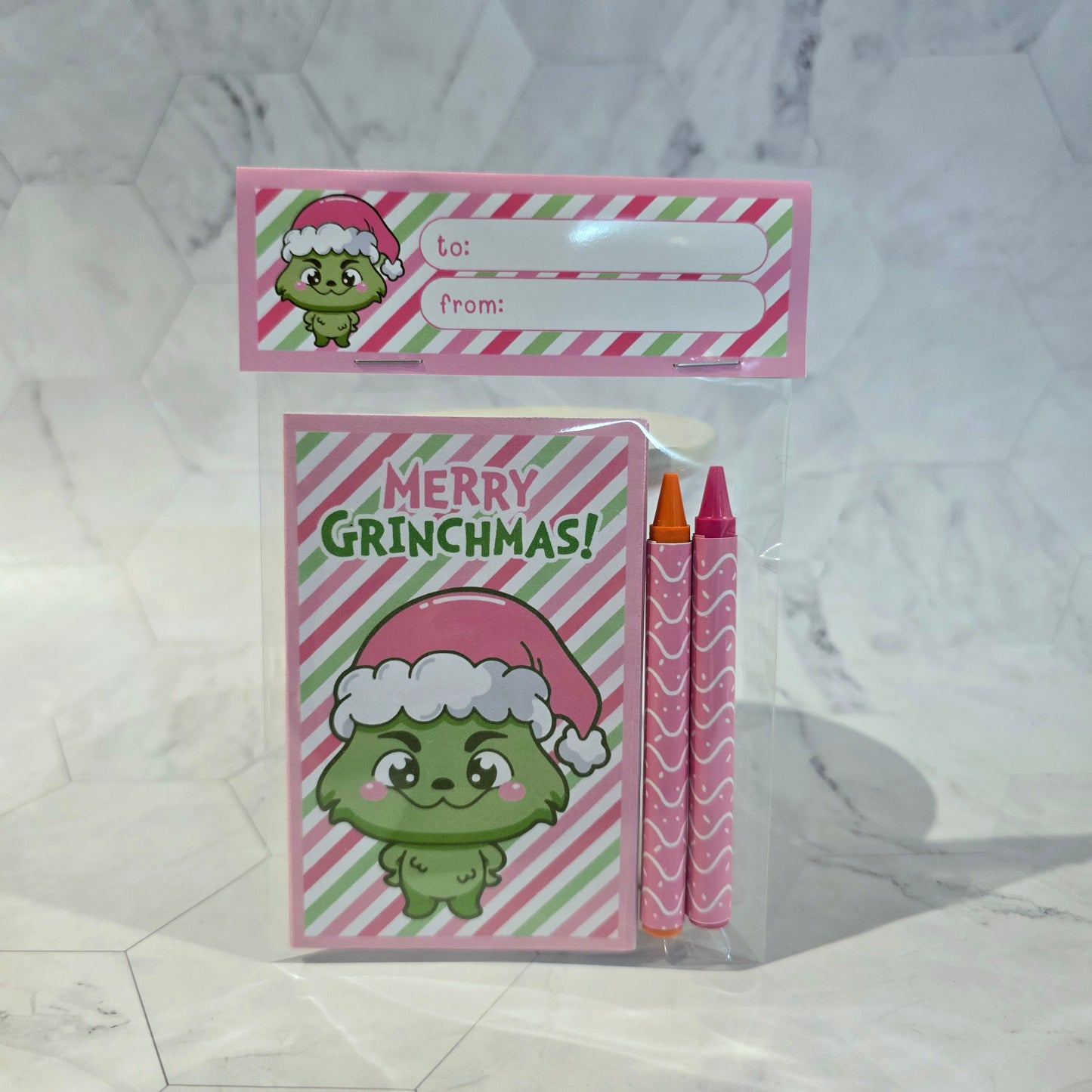 Christmas mini coloring books, Snowman mini coloring pages, Santa Claus party favors