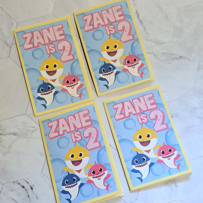 Baby Shark mini coloring books, Baby Shark mini coloring pages,Baby shark party favors