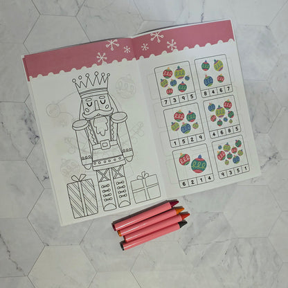 Christmas Activity Pack for Kids – Coloring Book, Santa Letter, Countdown, Placemats & Stickers