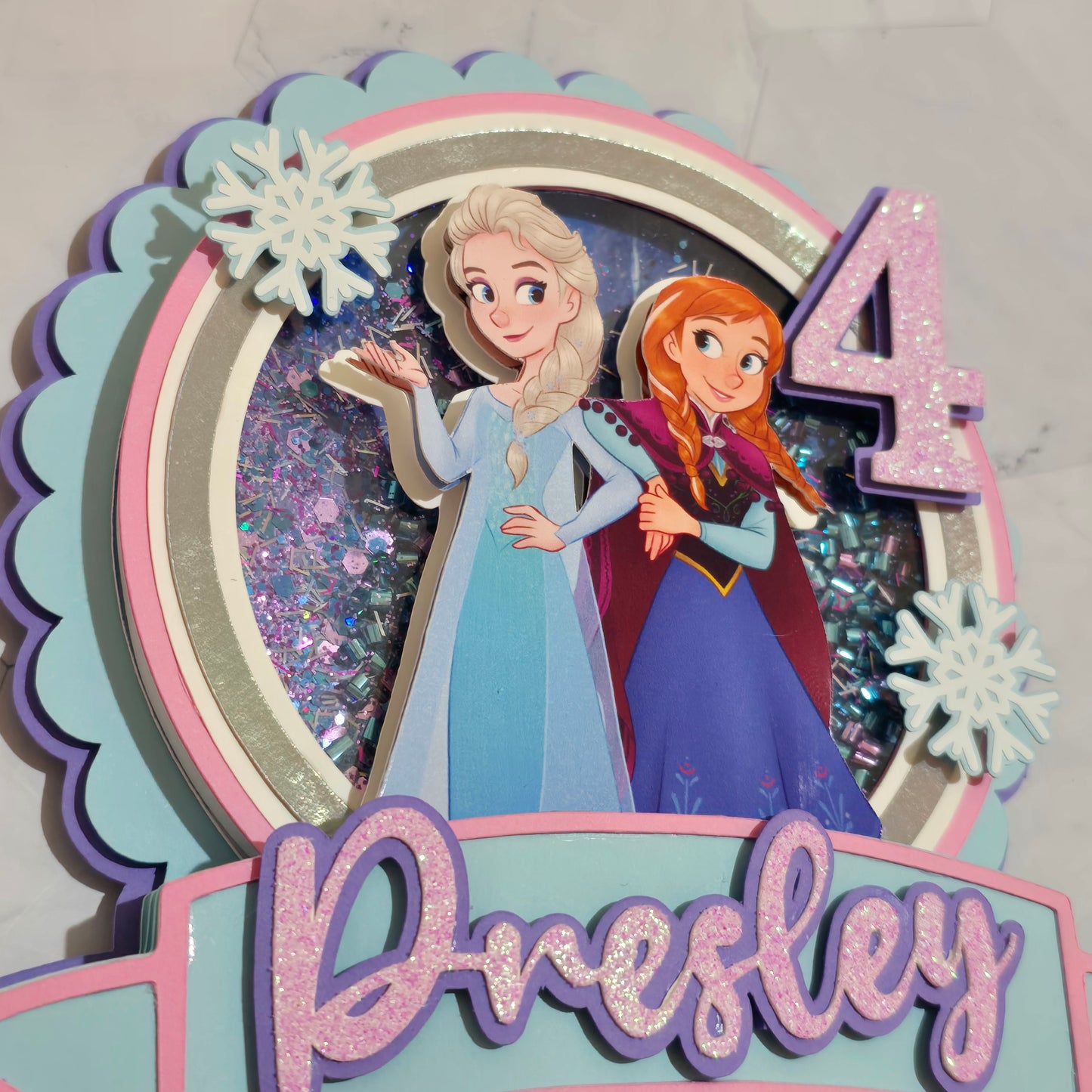 Ice Princess Cake topper, Ice Princess Cake topper, Ice princess birthday