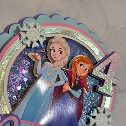 Ice Princess Cake topper, Ice Princess Cake topper, Ice princess birthday