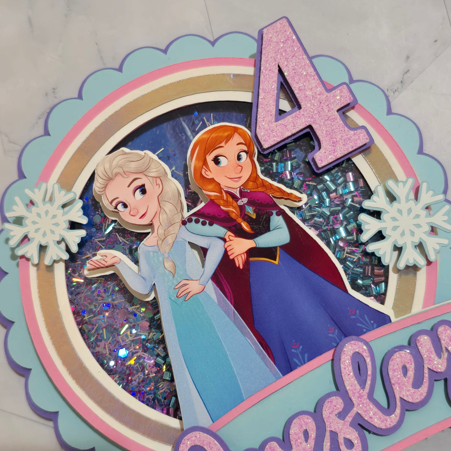 Ice Princess Cake topper, Ice Princess Cake topper, Ice princess birthday