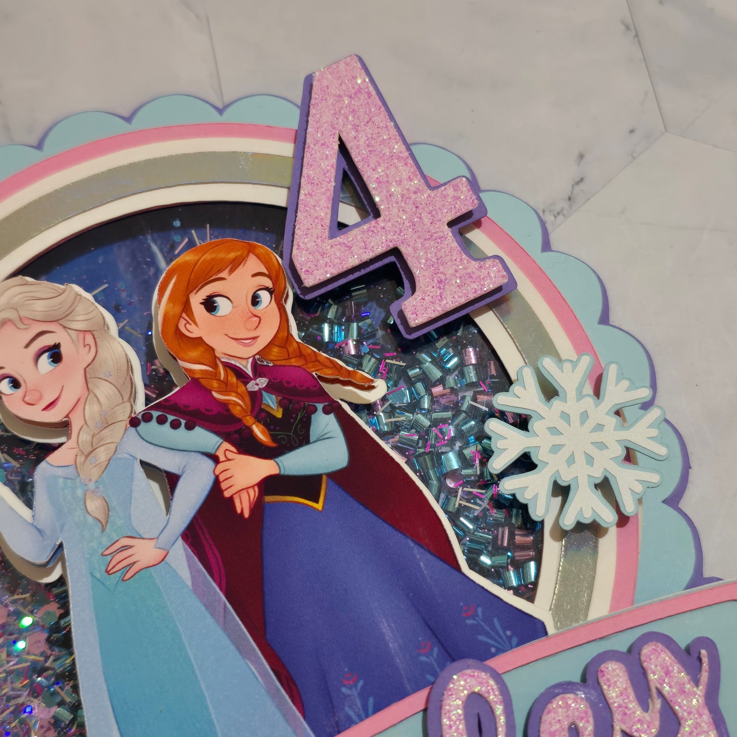 Ice Princess Cake topper, Ice Princess Cake topper, Ice princess birthday