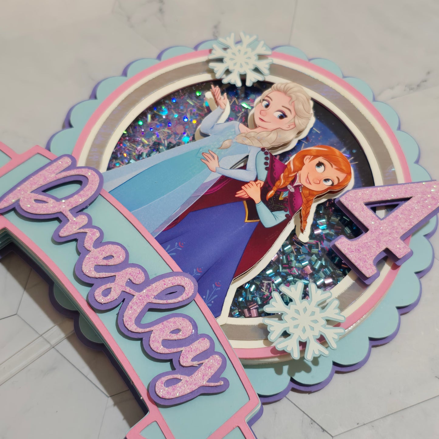 Ice Princess Cake topper, Ice Princess Cake topper, Ice princess birthday