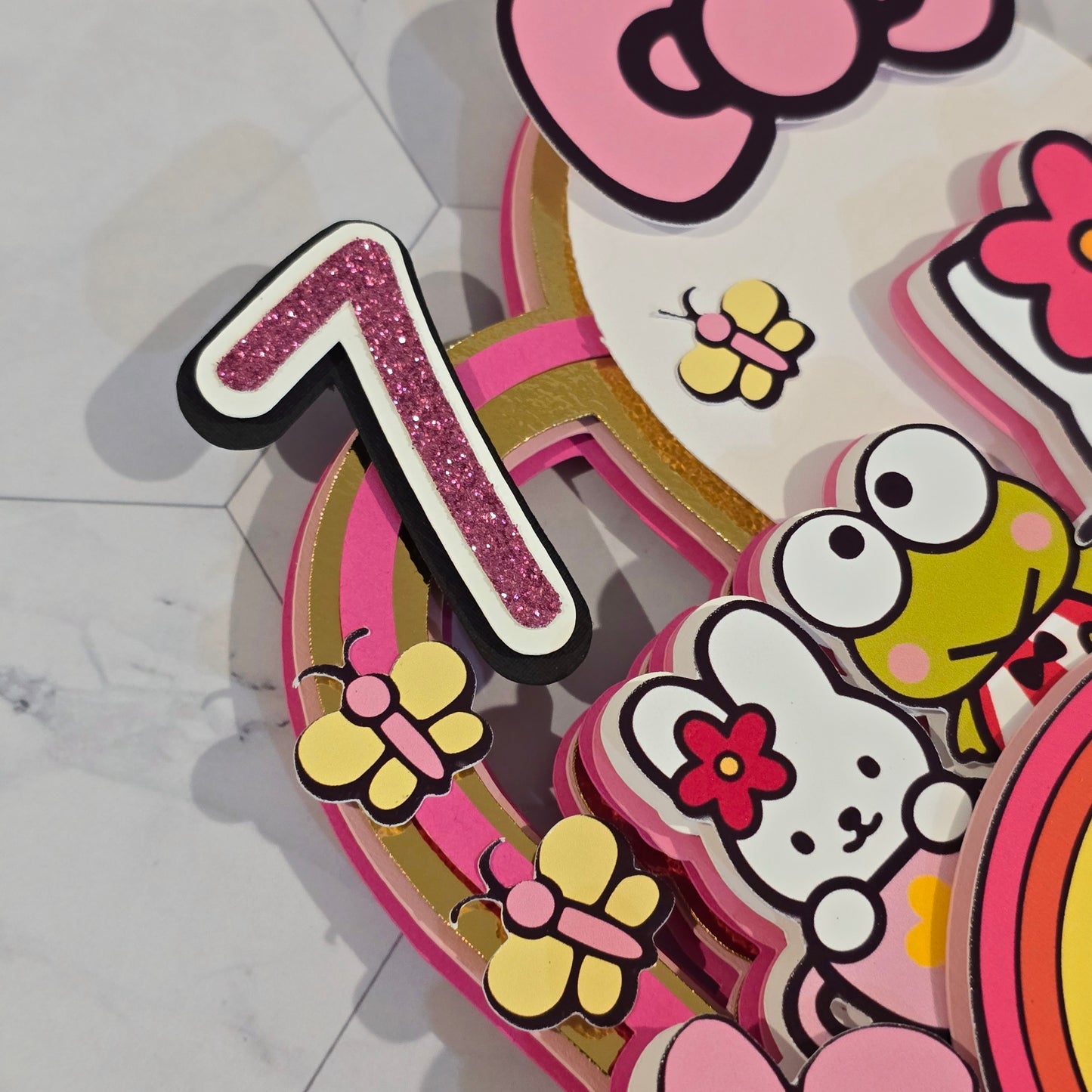 Hello Kitty and friends Cake topper, Sanrio Cake topper,Hello Kitty party theme, Hello Kitty birthday