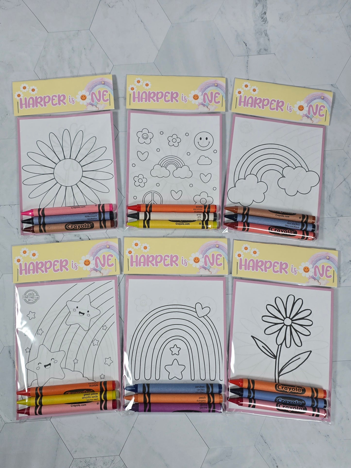 Daisy coloring books, Groovy Flowers Girly Pink coloring pages