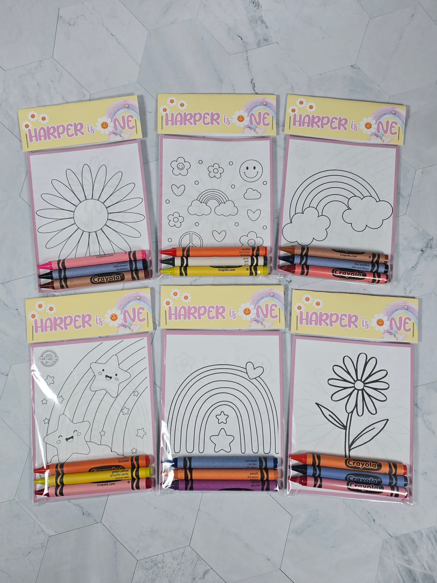 Daisy coloring books, Groovy Flowers Girly Pink coloring pages