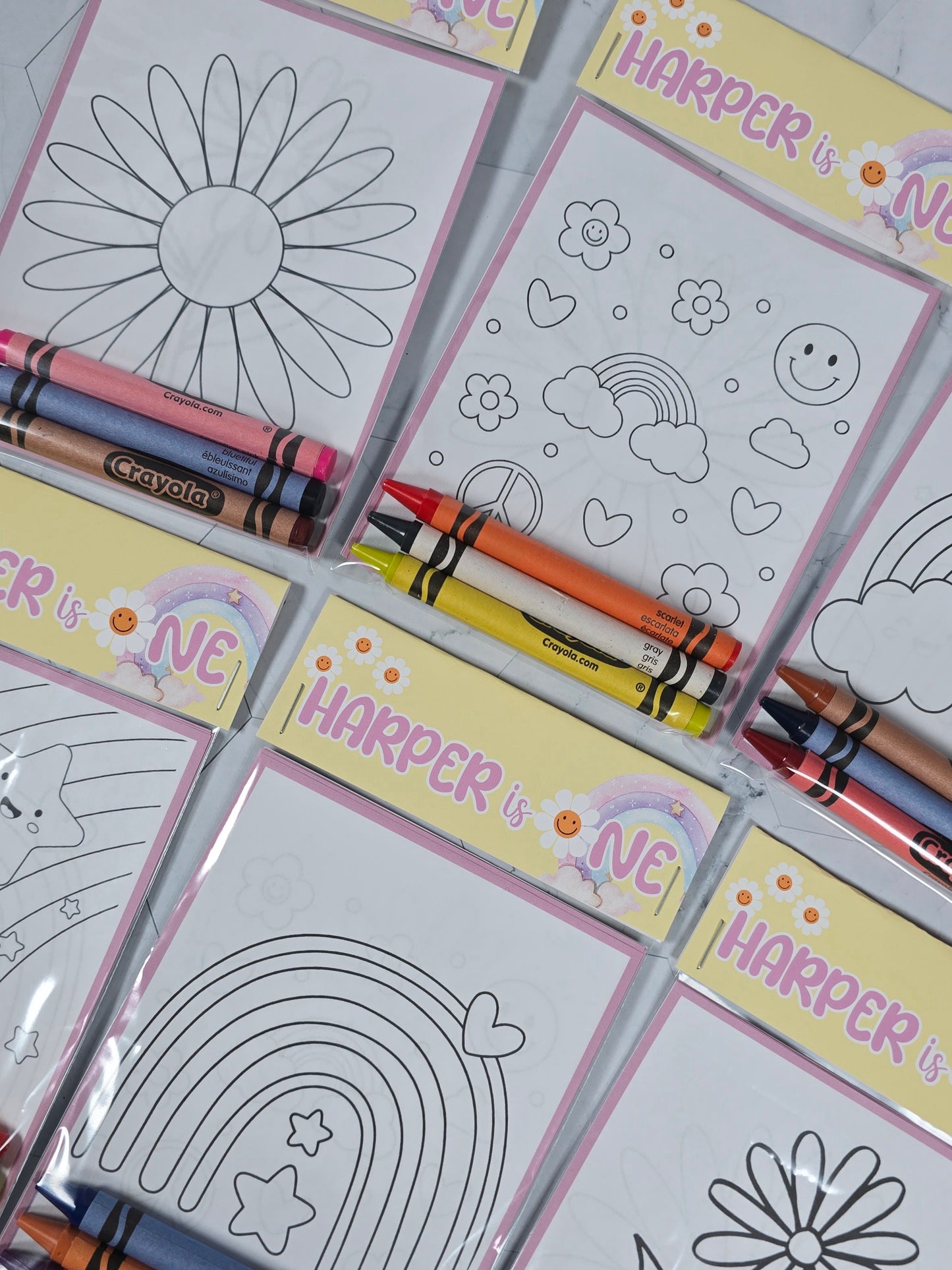 Daisy coloring books, Groovy Flowers Girly Pink coloring pages