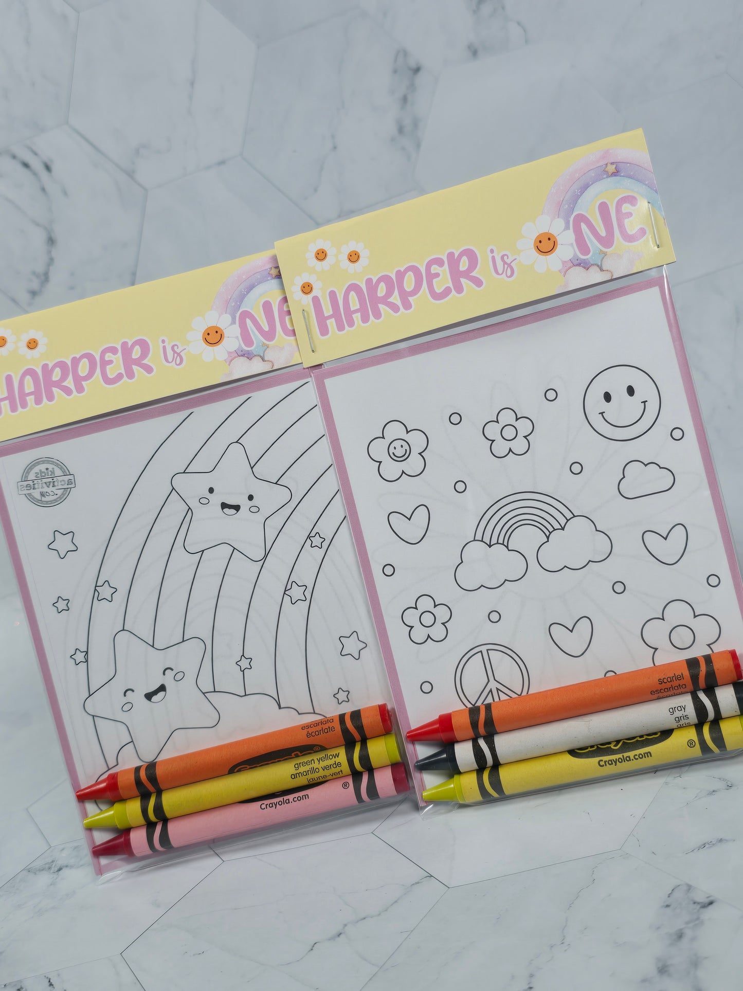 Daisy coloring books, Groovy Flowers Girly Pink coloring pages