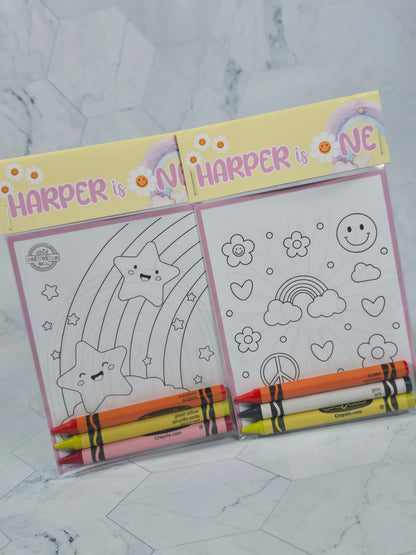 Daisy coloring books, Groovy Flowers Girly Pink coloring pages