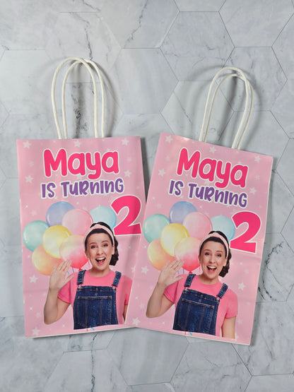 Ms Rachel Goodie bags, Ms Rachel gody bags, Ms Rachel party theme