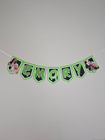 Billie Eilish banner, Billie Eilish theme banner, Billie Eilish party decoration, Billie Eilish banner