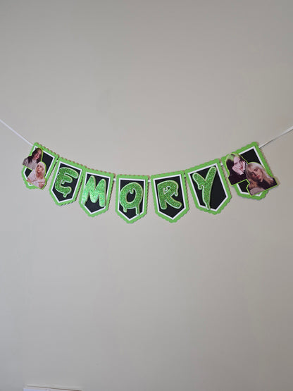 Billie Eilish banner, Billie Eilish theme banner, Billie Eilish party decoration, Billie Eilish banner