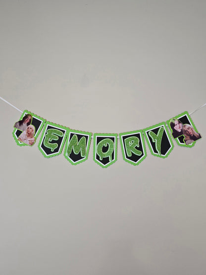 Billie Eilish banner, Billie Eilish theme banner, Billie Eilish party decoration, Billie Eilish banner