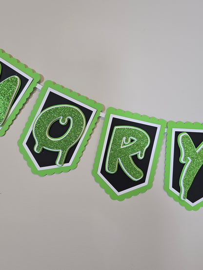 Billie Eilish banner, Billie Eilish theme banner, Billie Eilish party decoration, Billie Eilish banner