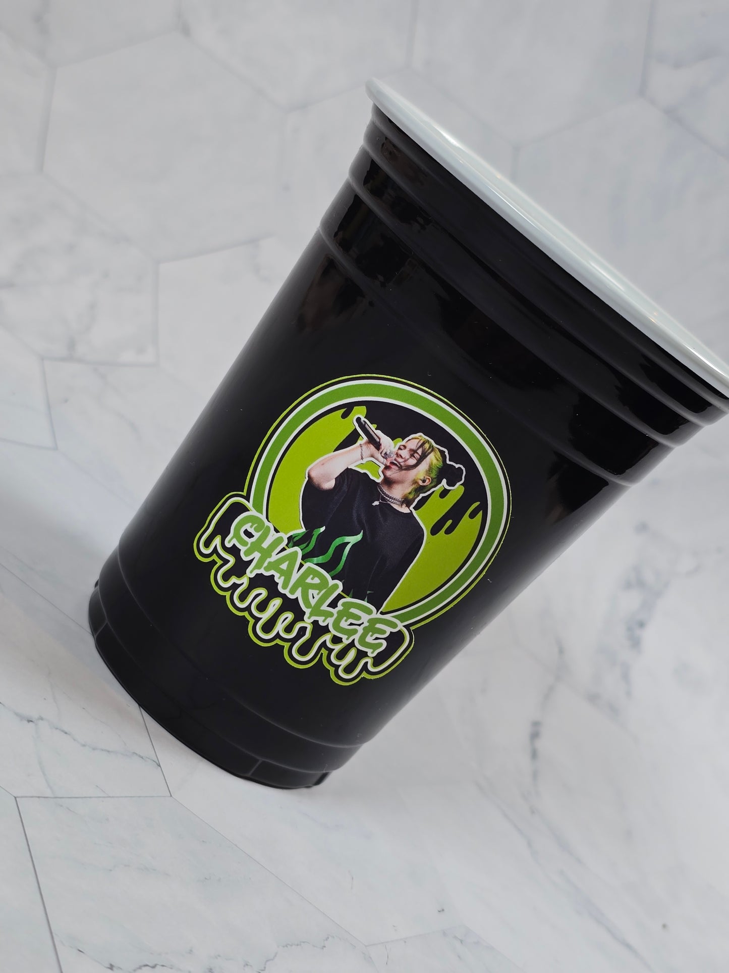 Billie Eilish Stickers for cups,Billie Eilish waterproof stickers