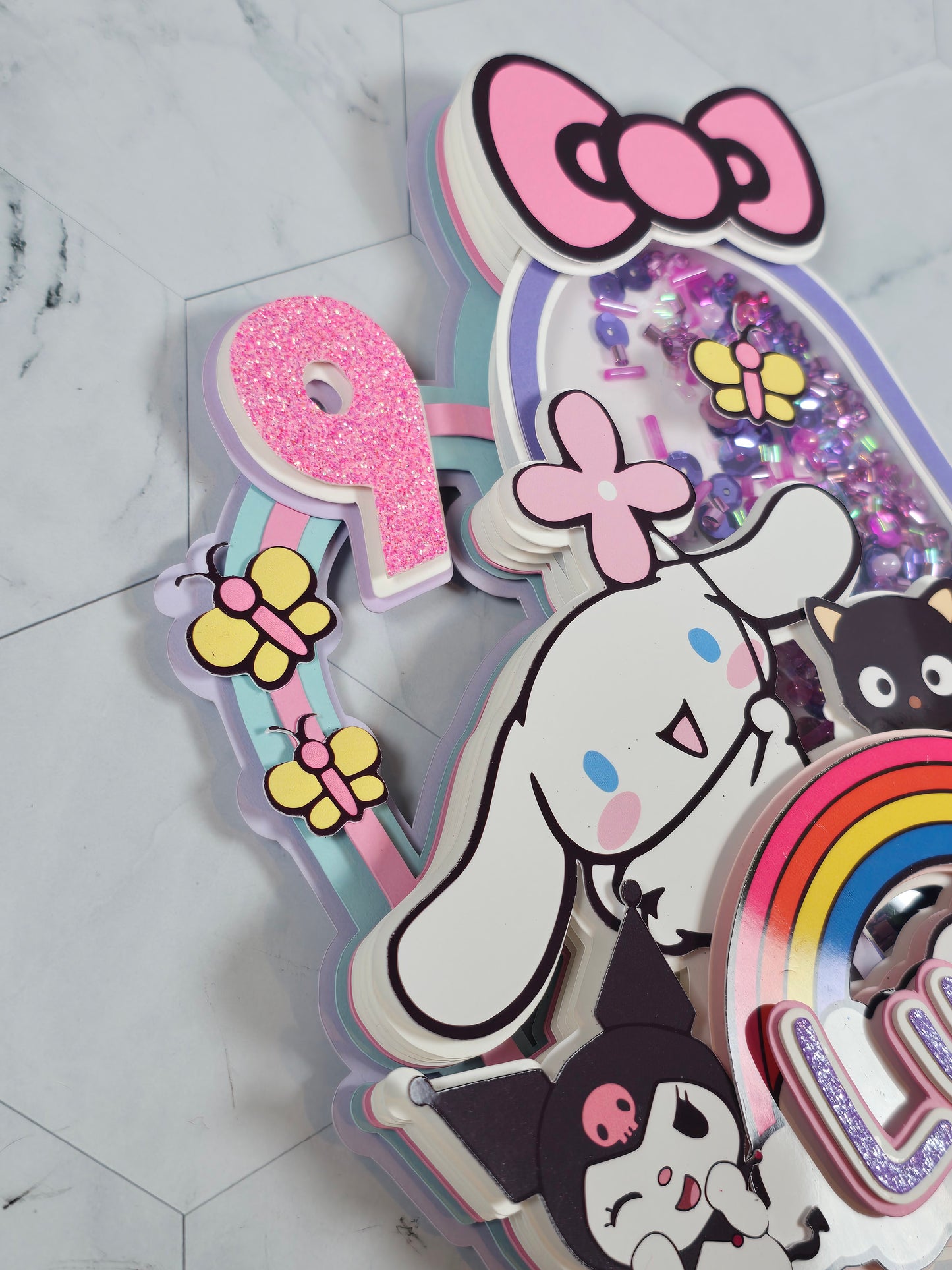 Cinnamoroll Cake topper, Cinnamoroll and friends topper,Cinnamoroll party theme, Sanrio birthday