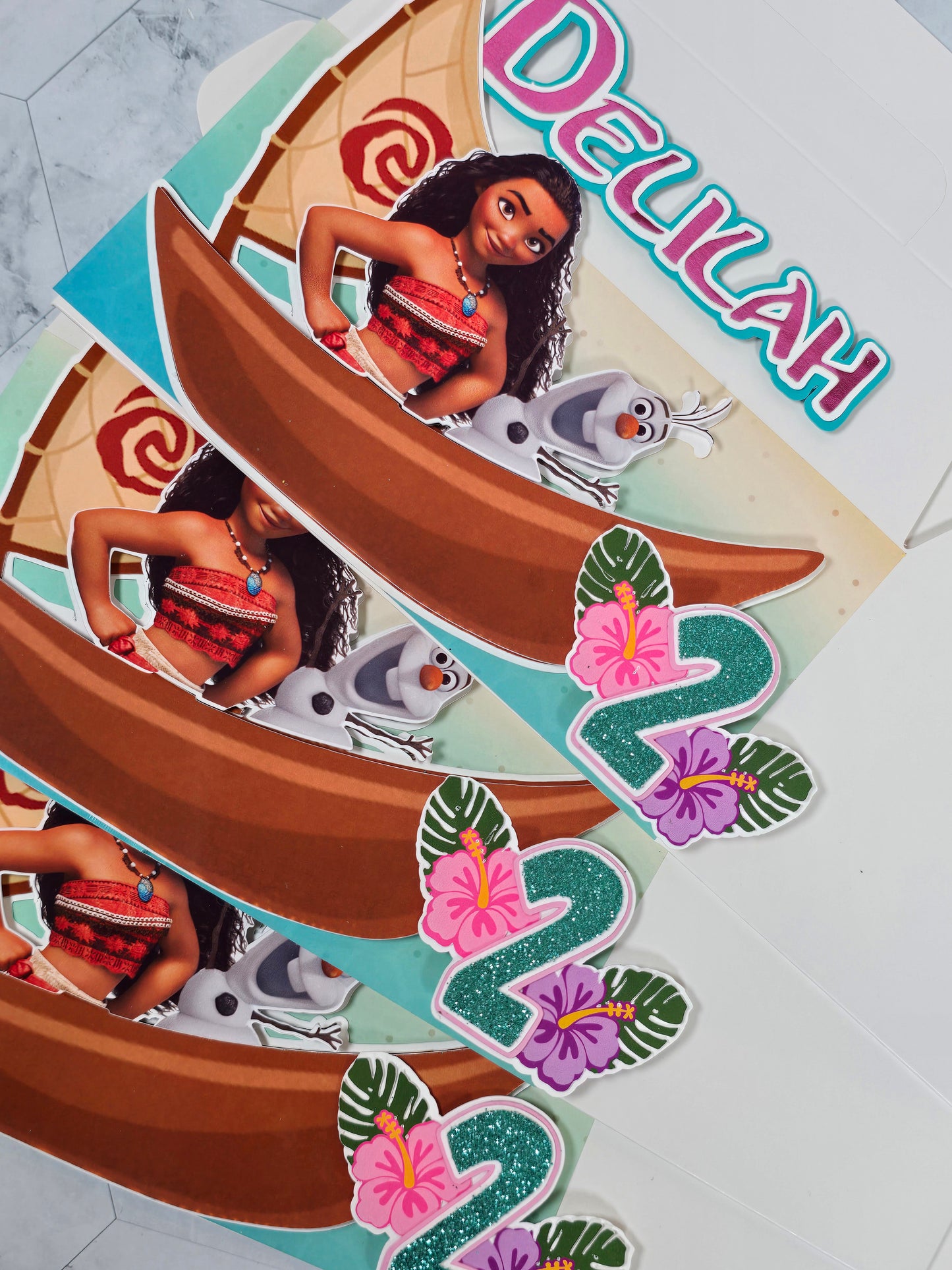 Vaiana Gable boxes, Vaiana party favors , Vaiana birthday