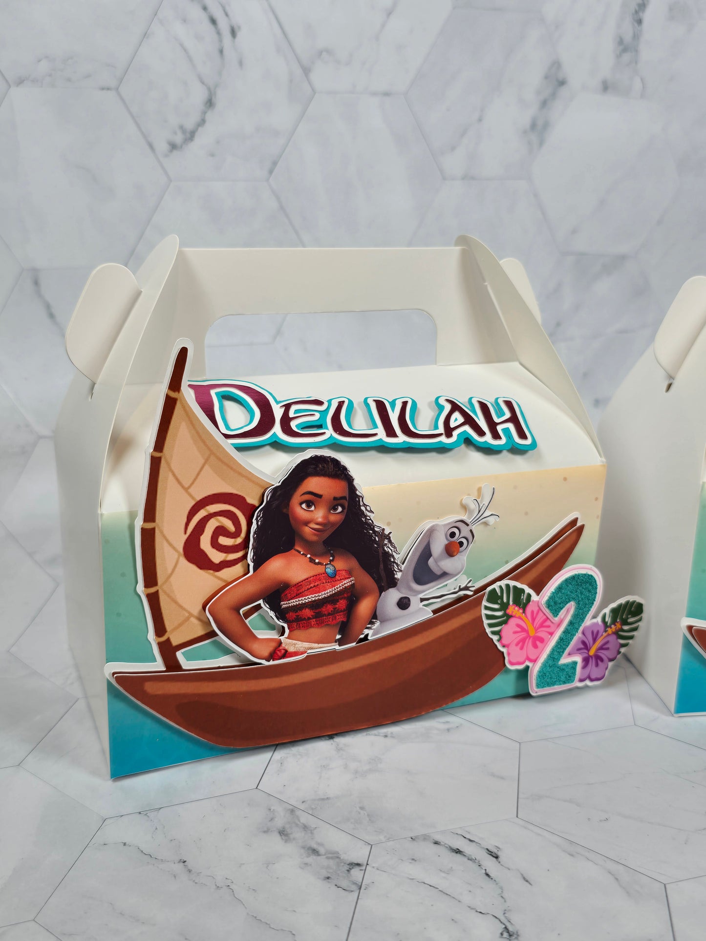 Vaiana Gable boxes, Vaiana party favors , Vaiana birthday