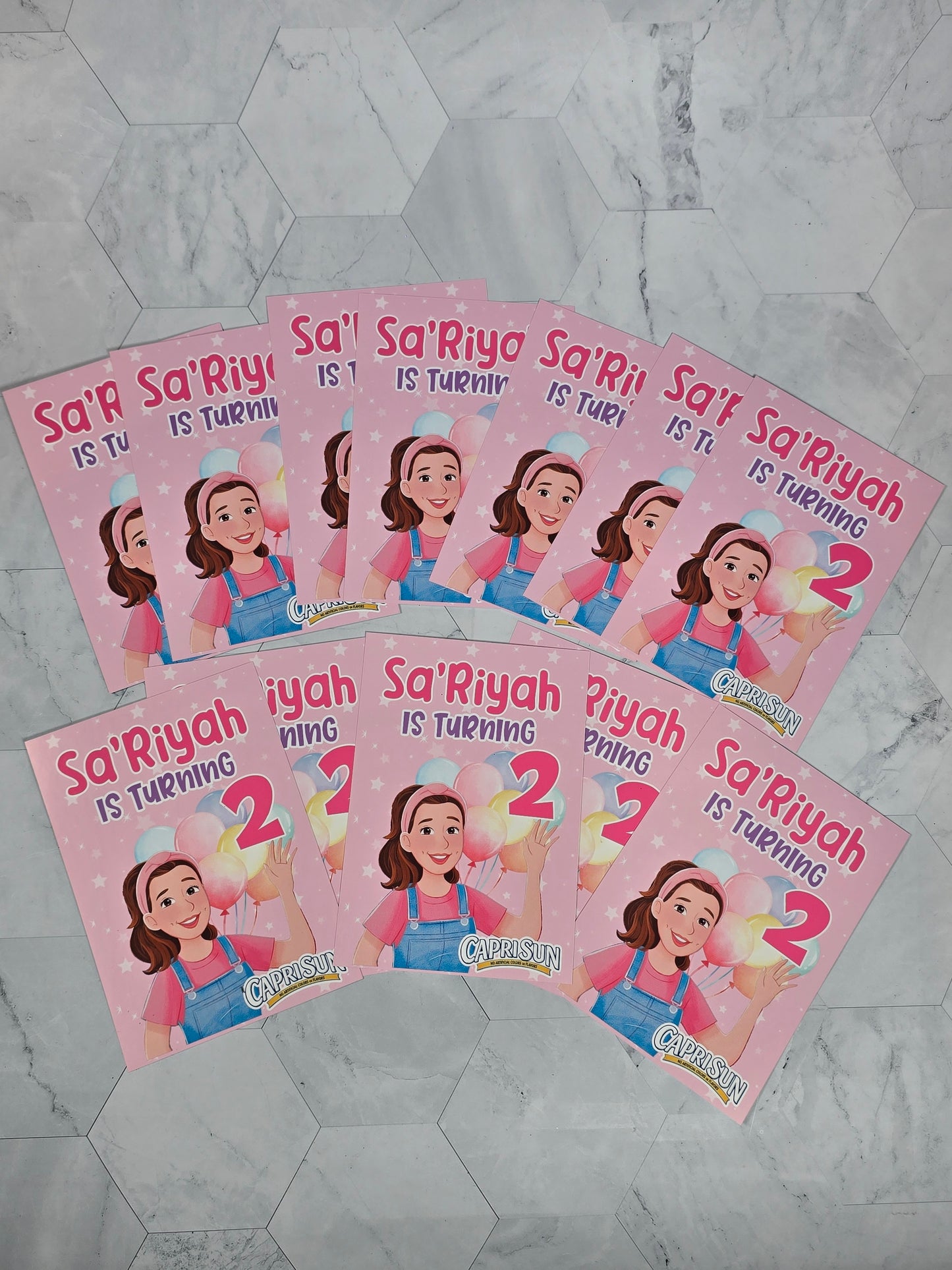 Ms Rachel capri Sun Labels, Ms Rachel waterproof labels, Ms Rachel juice labels