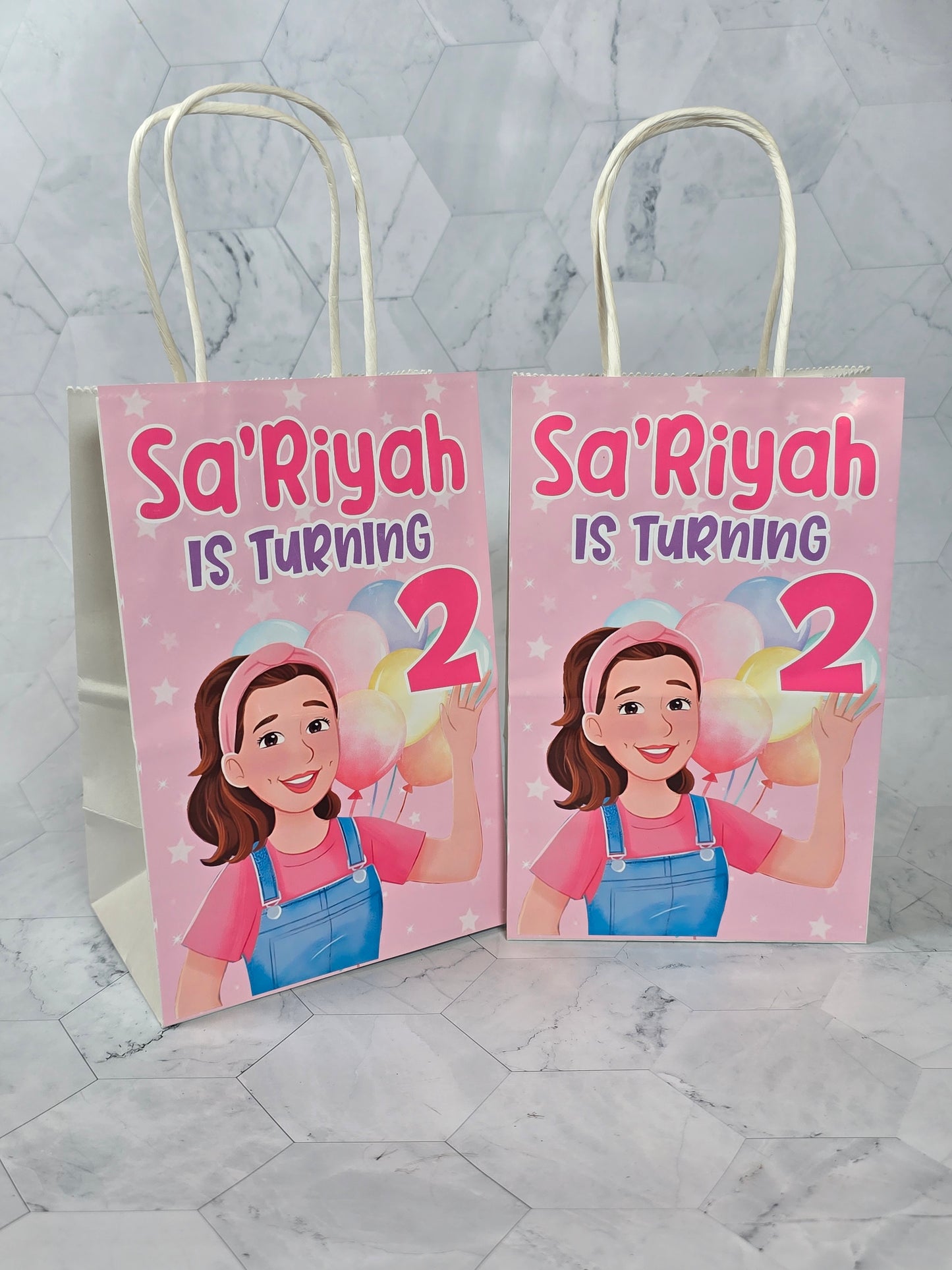 Ms Rachel Goodie bags, Ms Rachel gody bags, Ms Rachel party theme