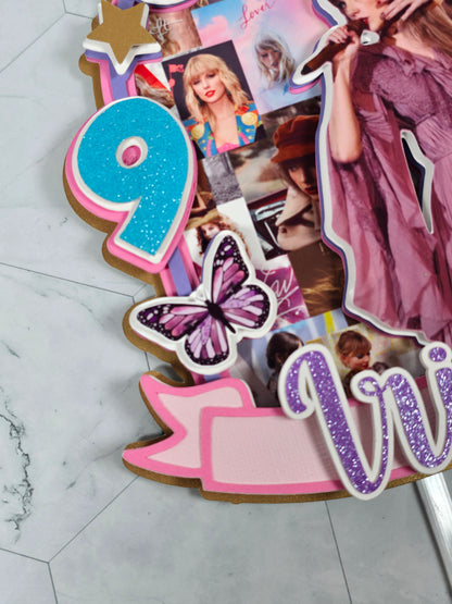 Taylor Swift Cake topper, Taylor Swift theme party, Taylor Swift party theme