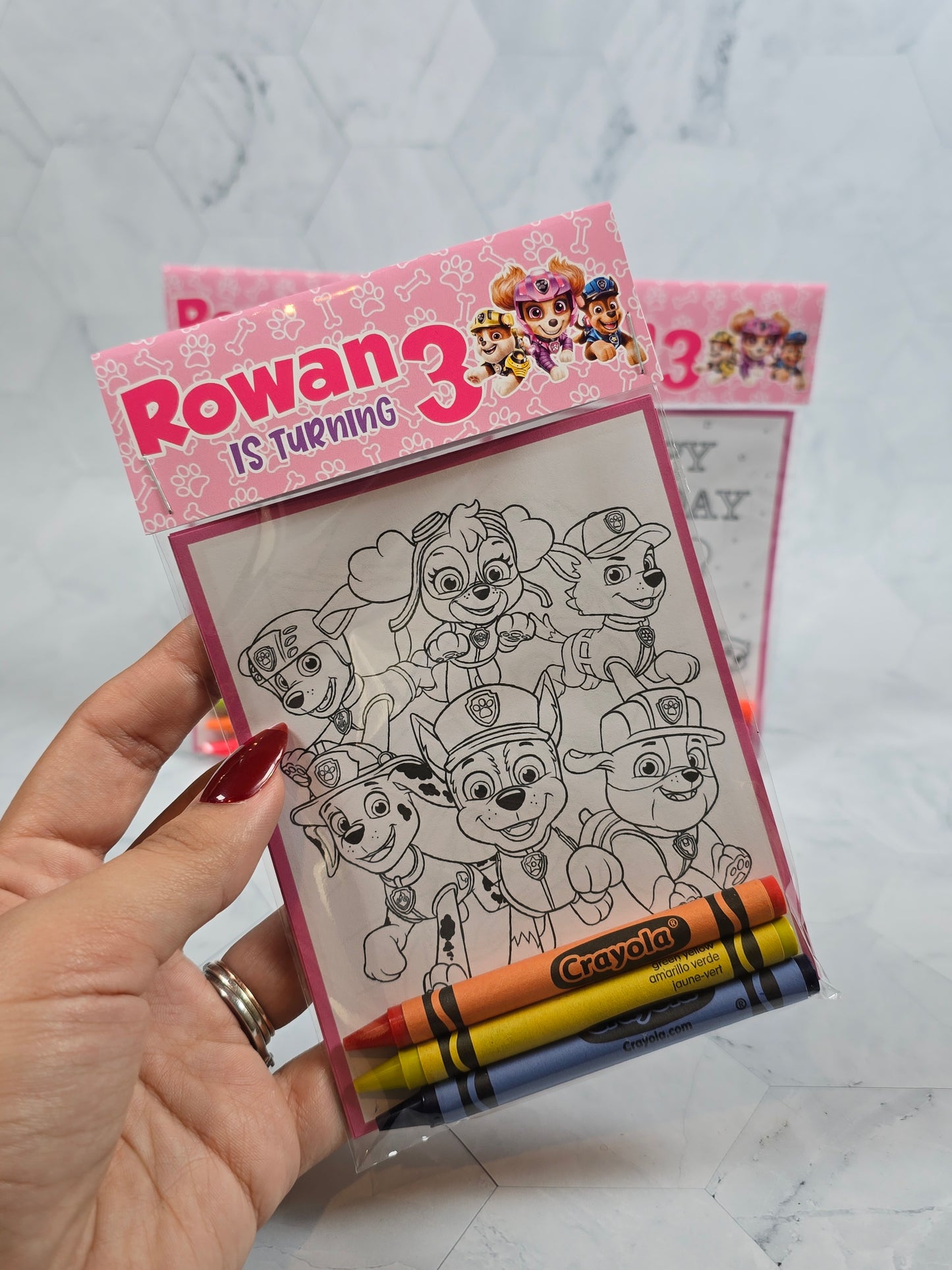 Paw Patrol Coloring books, Paw Patrol party favors, Paw Patrol birthday