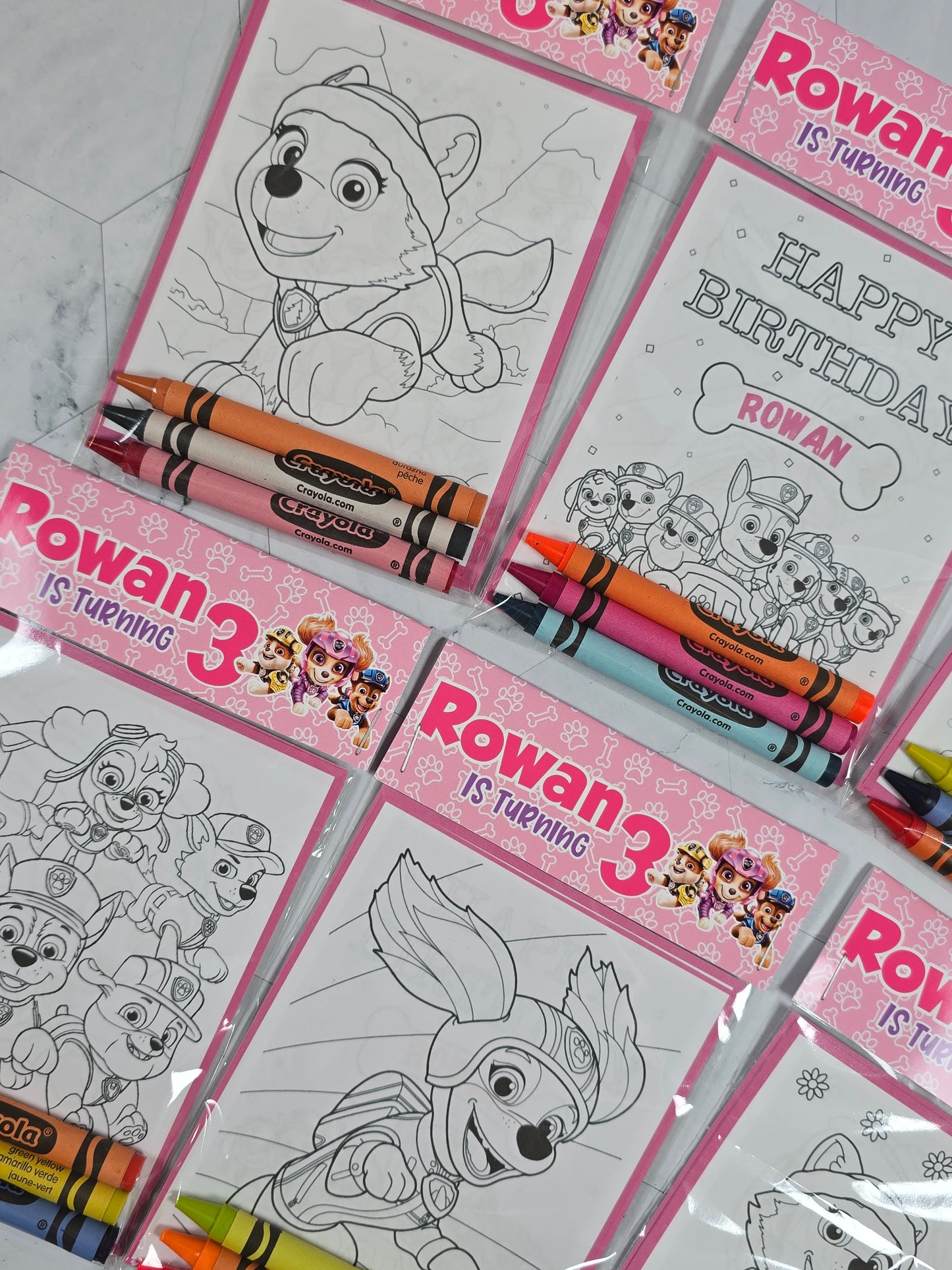 Paw Patrol Coloring books, Paw Patrol party favors, Paw Patrol birthday