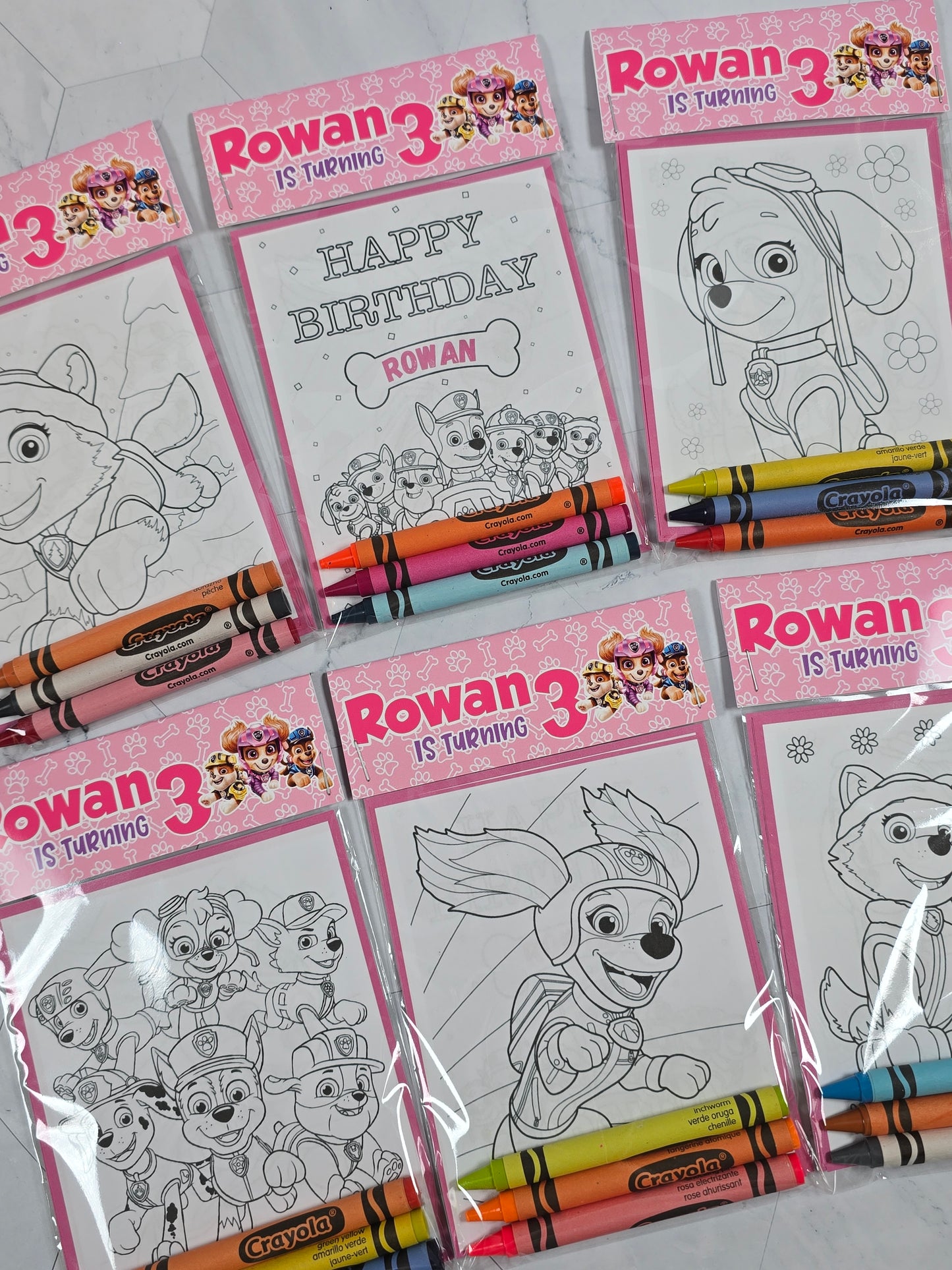 Paw Patrol Coloring books, Paw Patrol party favors, Paw Patrol birthday