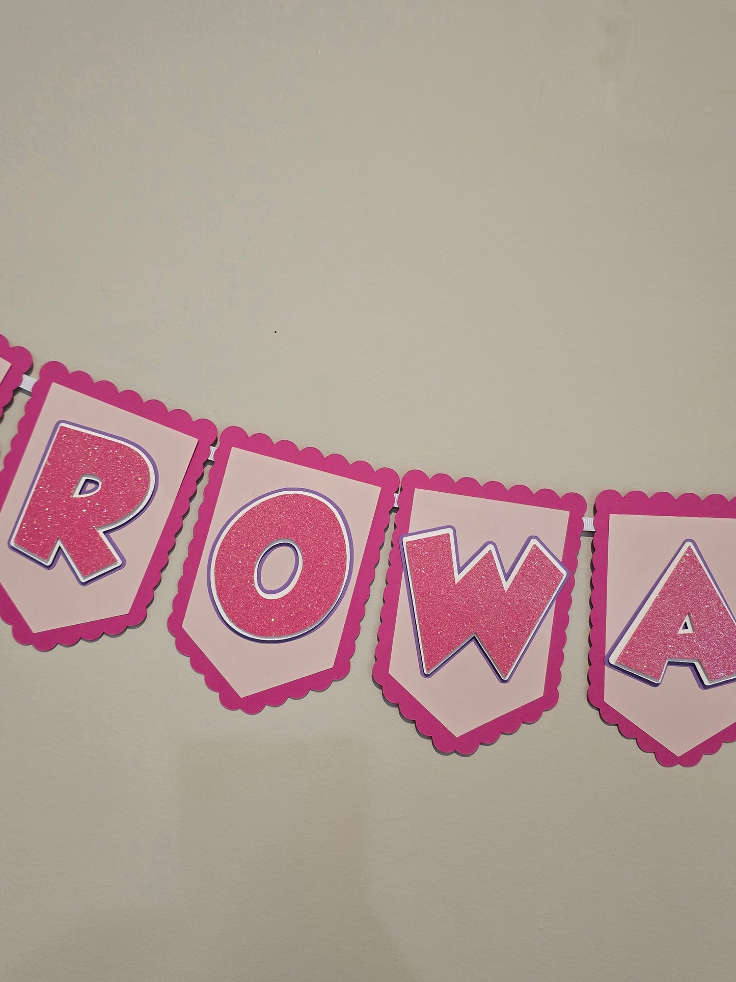 Paw Patrol Girly banner, Paw Patrol theme banner, Paw Patrol party decoration