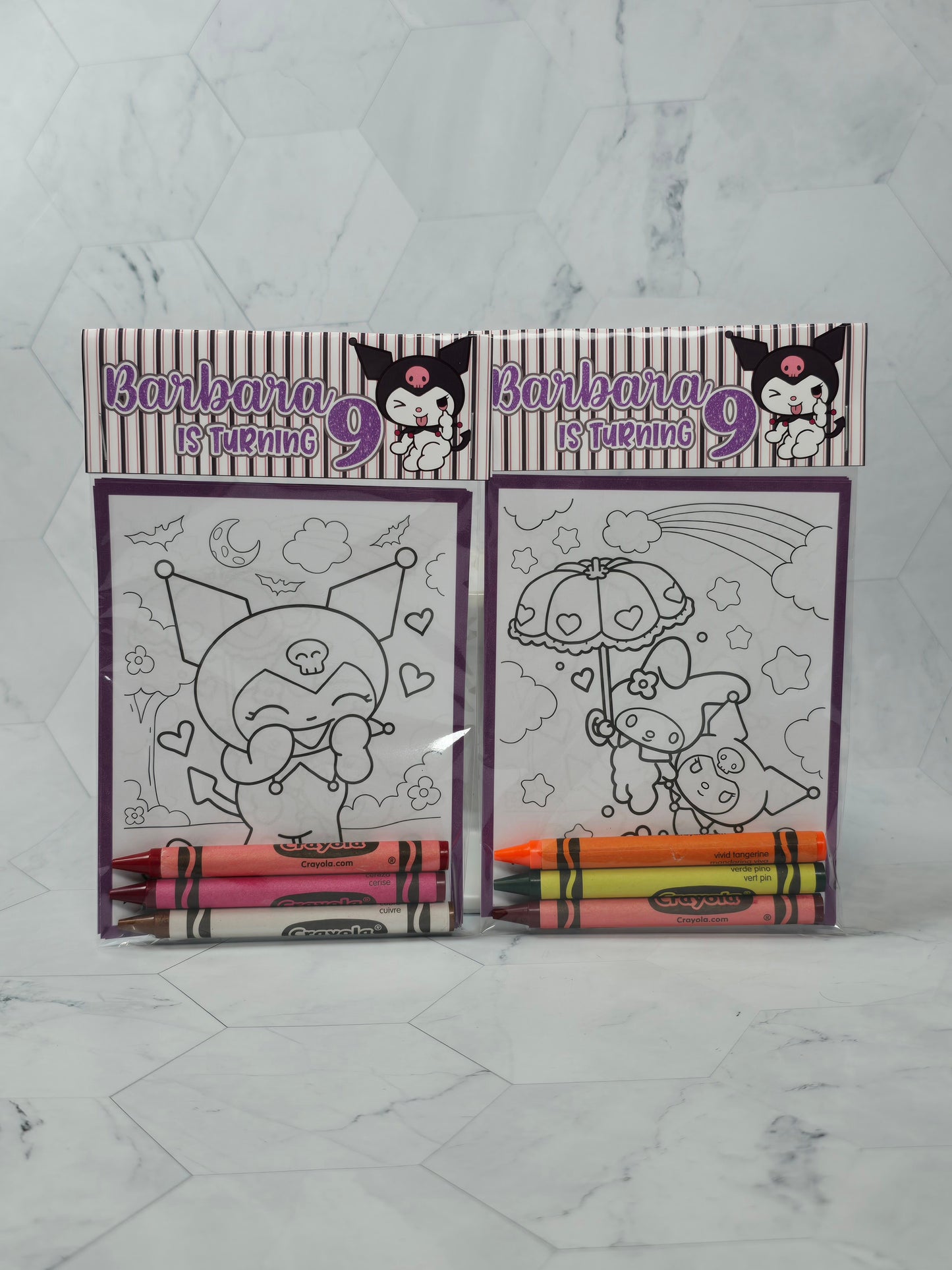 Kuromi coloring books, Kuromi coloring pages, Kuromi party favors