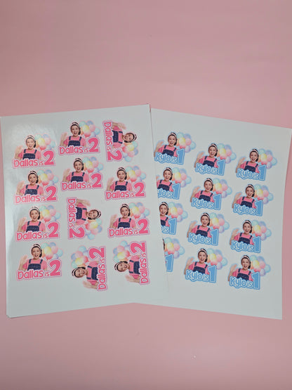 Ms Rachel Stickers for cups,Ms Rachel waterproof stickers