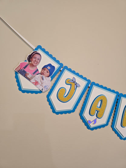 Ms Rachel banner for boys, Ms Rachel theme banner,Ms Rachel party decoration, Ms Rachel for boys banner