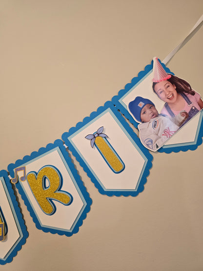 Ms Rachel banner for boys, Ms Rachel theme banner,Ms Rachel party decoration, Ms Rachel for boys banner