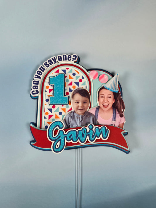 Ms Rachel Cake topper Boy edition, Ms Rachel theme party, Ms Rachel party theme for boys