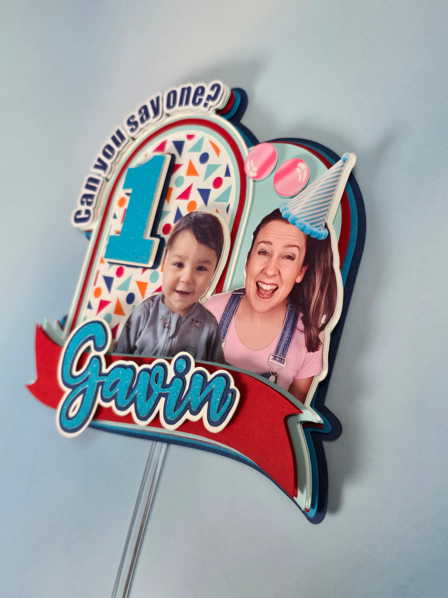 Ms Rachel Cake topper Boy edition, Ms Rachel theme party, Ms Rachel party theme for boys
