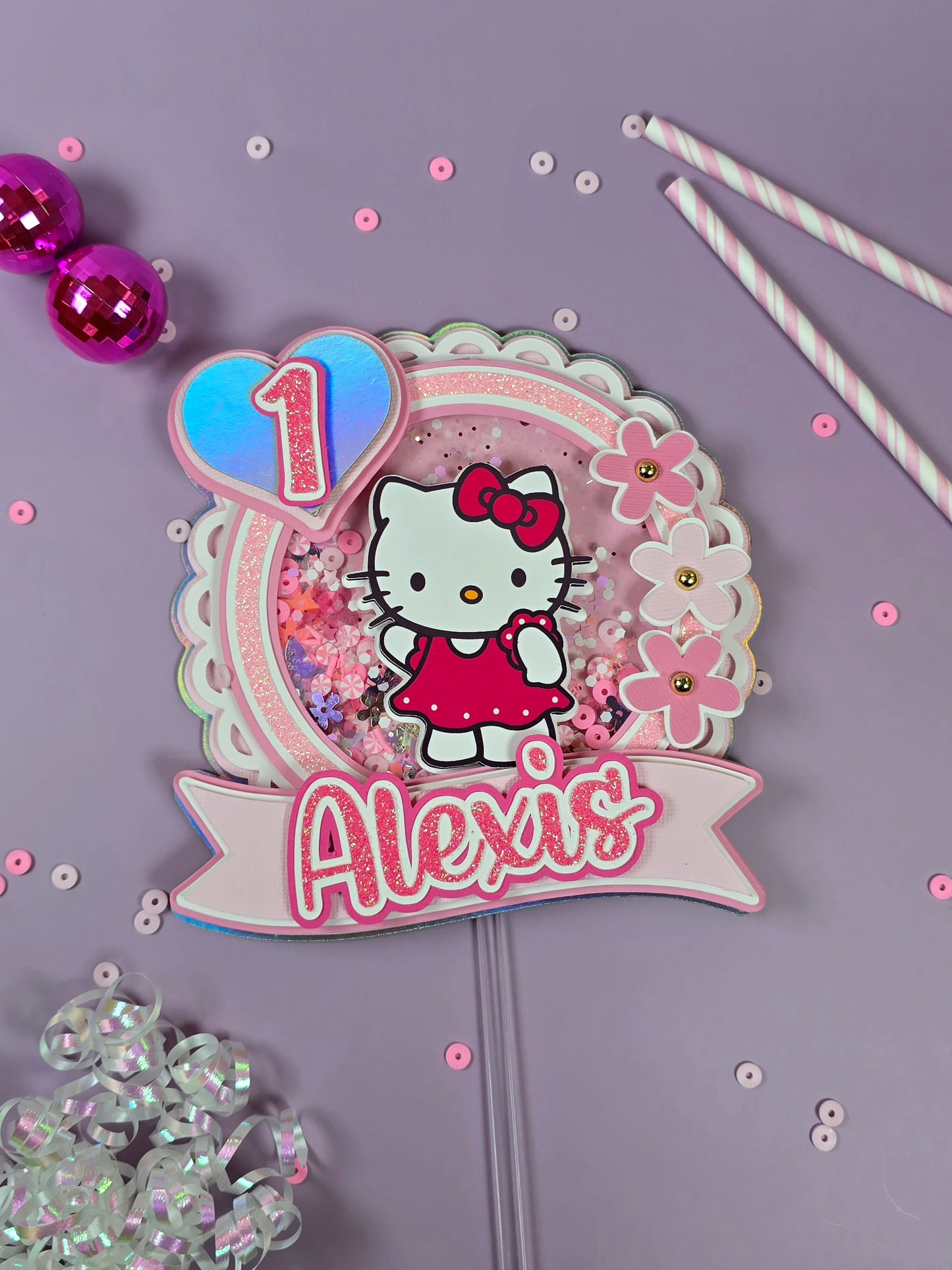 Hello Kitty Cake topper, Sanrio Cake topper,Hello Kitty party theme, Hello Kitty birthday