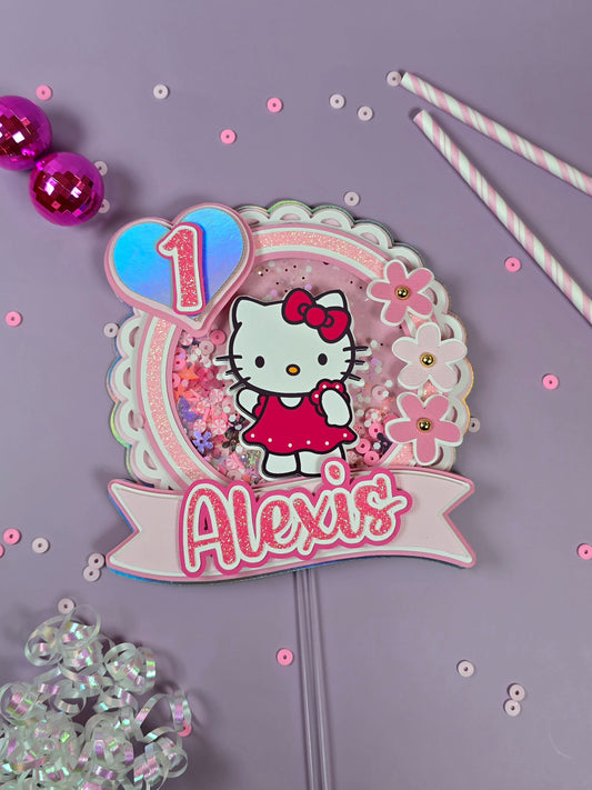 Hello Kitty Cake topper, Sanrio Cake topper,Hello Kitty party theme, Hello Kitty birthday
