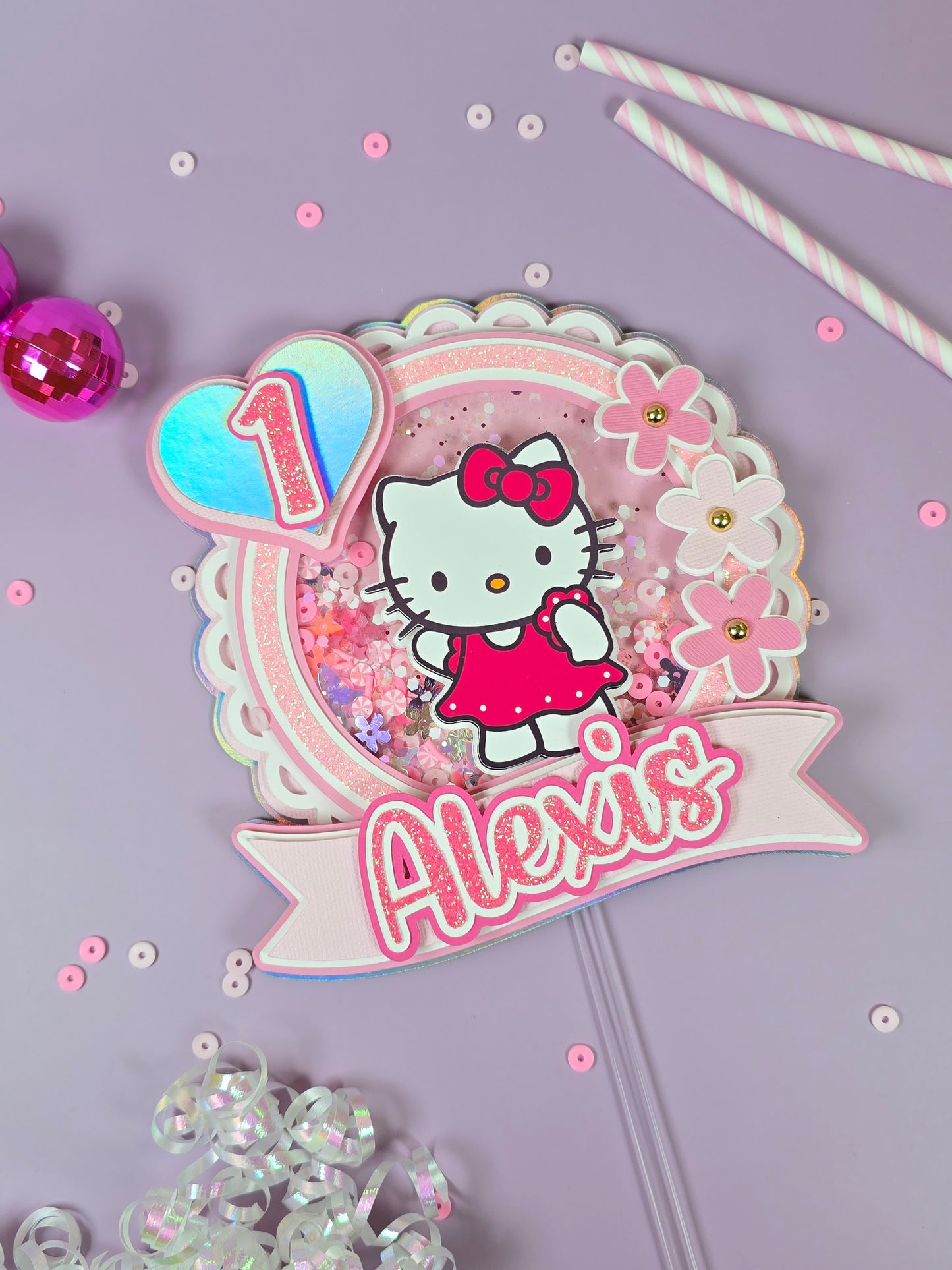 Hello Kitty Cake topper, Sanrio Cake topper,Hello Kitty party theme, Hello Kitty birthday