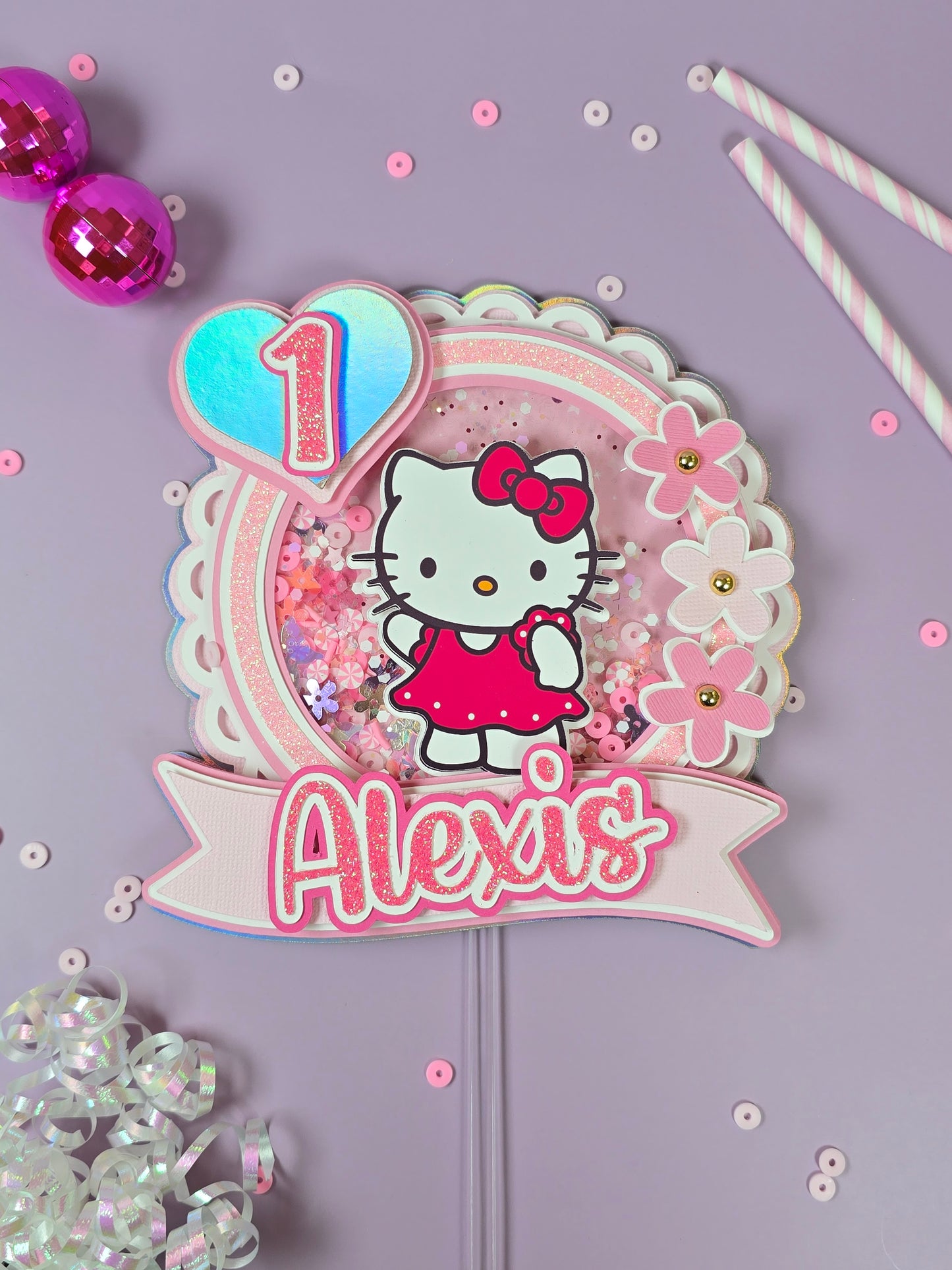 Hello Kitty Cake topper, Sanrio Cake topper,Hello Kitty party theme, Hello Kitty birthday