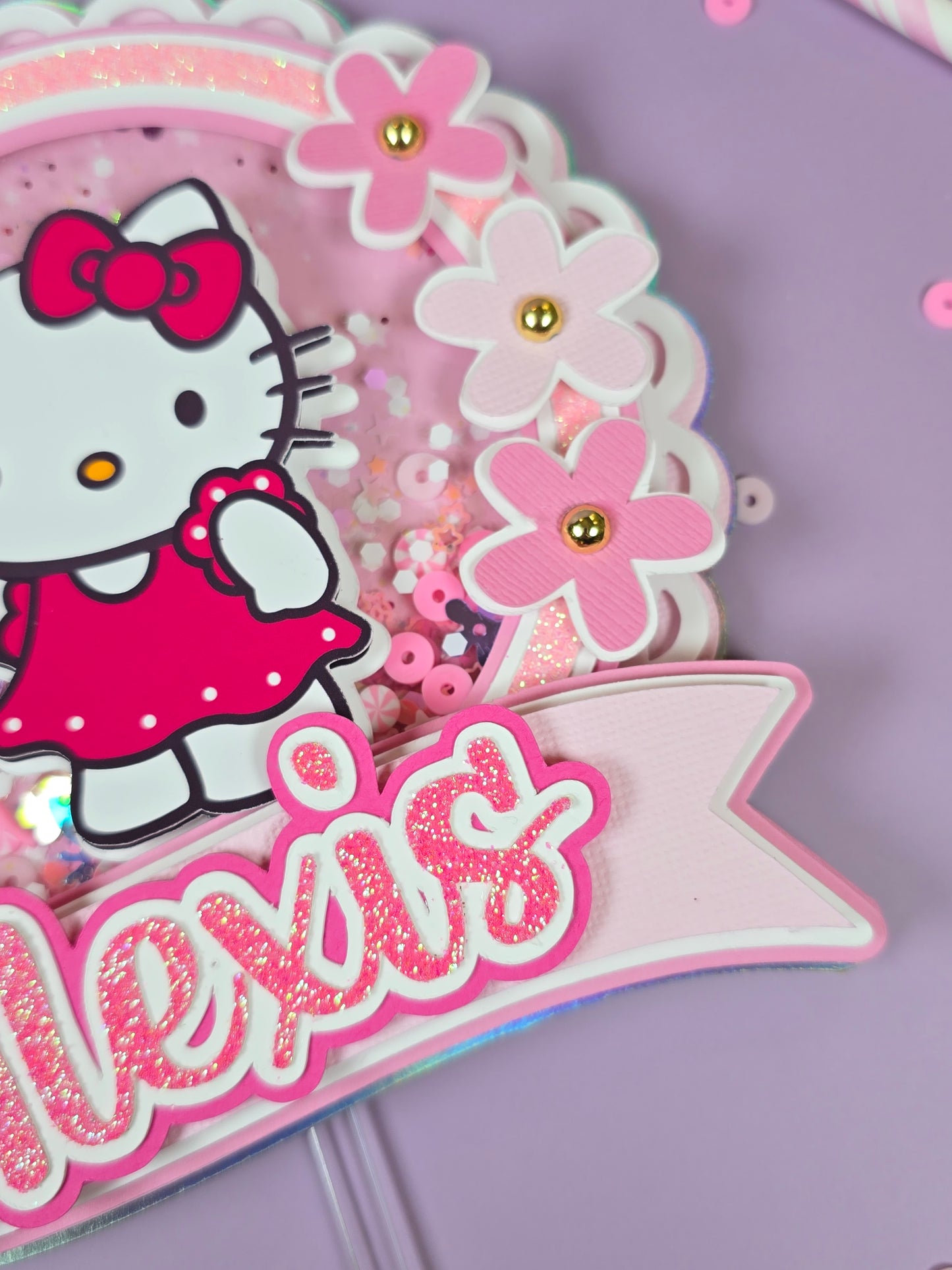 Hello Kitty Cake topper, Sanrio Cake topper,Hello Kitty party theme, Hello Kitty birthday