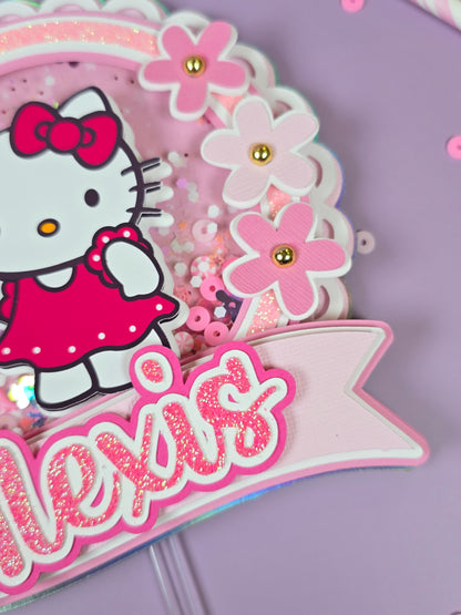 Hello Kitty Cake topper, Sanrio Cake topper,Hello Kitty party theme, Hello Kitty birthday