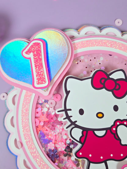 Hello Kitty Cake topper, Sanrio Cake topper,Hello Kitty party theme, Hello Kitty birthday