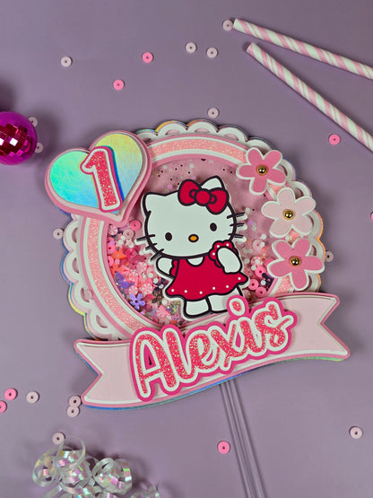 Hello Kitty Cake topper, Sanrio Cake topper,Hello Kitty party theme, Hello Kitty birthday