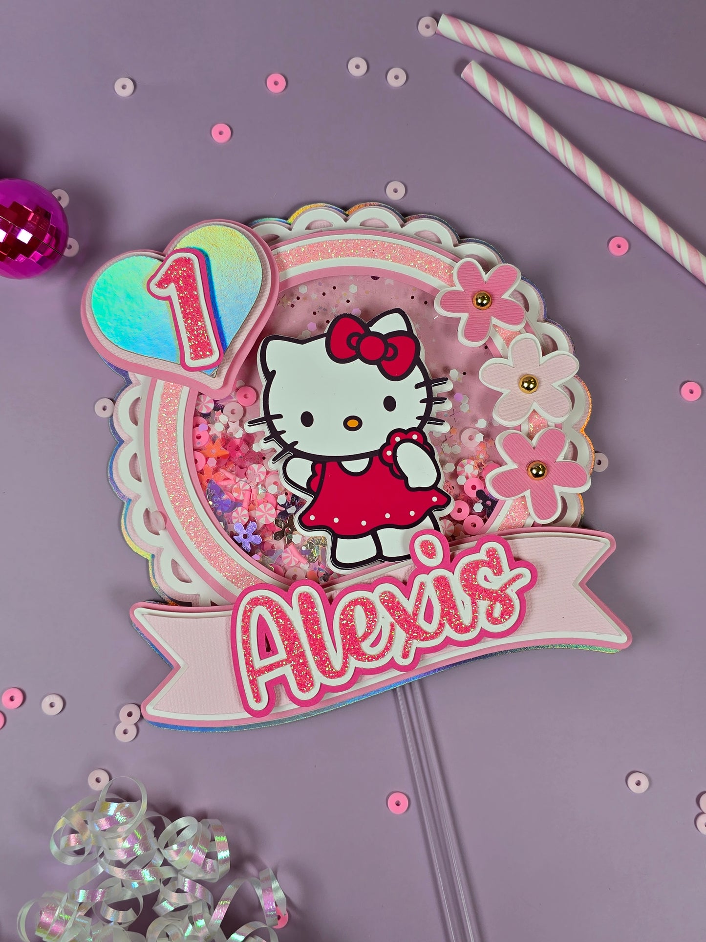 Hello Kitty Cake topper, Sanrio Cake topper,Hello Kitty party theme, Hello Kitty birthday