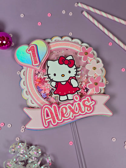 Hello Kitty Cake topper, Sanrio Cake topper,Hello Kitty party theme, Hello Kitty birthday